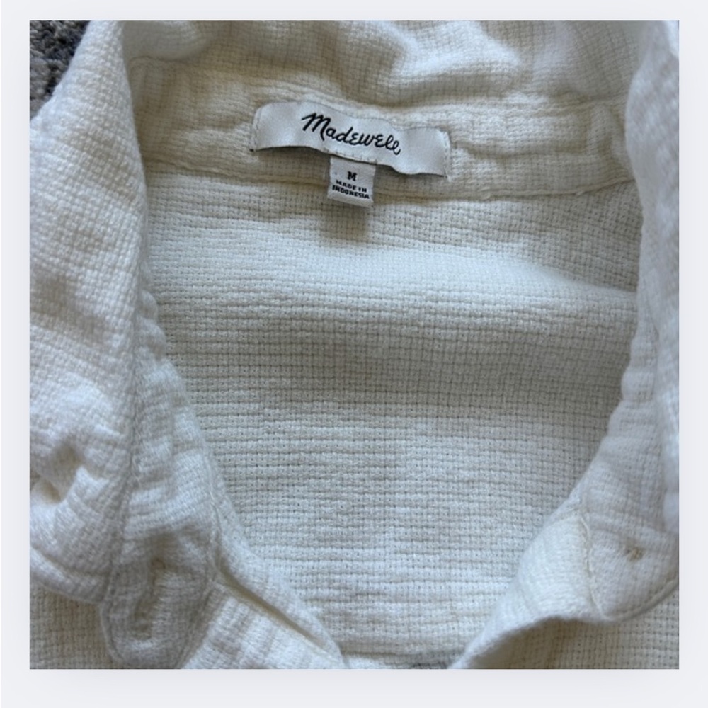 Madewell Breezewoven Cropped Beachside Top – Size M - Picture 5 of 5